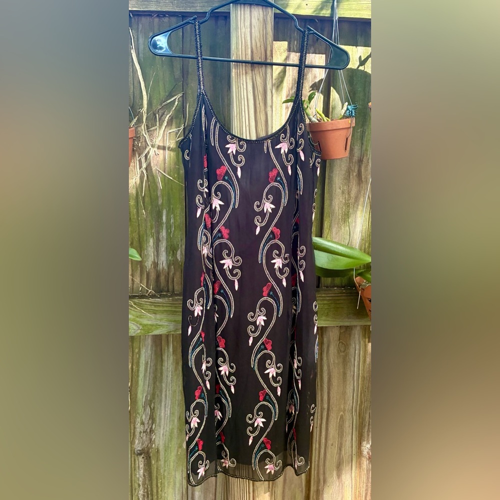 Papell Boutique Evening 
Beaded Embroidery